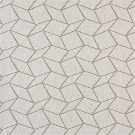 Designer Fabrics 54 in. Wide Grey And Off White- Geometric Boxes- Designer Quality Upholstery Fabric K0007F